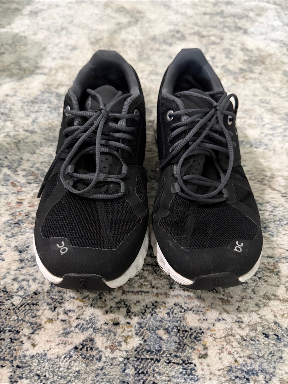 On Running Men's Black Athletic Running Sneakers